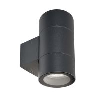 Šviestuvas v/t 2x35WGU10 IP65 D-63mm H-158mm antracito spalvos šviečia aukštyn/žemyn BRA ACHERNAR UP AND DOWN - DEKO LIGHT