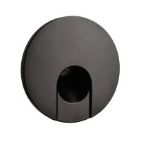 Dangtelis šviestuvui D-78mm į sieną juodos spalvos su apvalia skyle ALWAID 2 - DEKO LIGHT