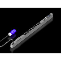 Blokas maitinimo PDU metered 10xSCHUKO kabeliu 3m kištukas CEE 3P 16A DK 7979.211 - RITTAL