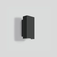 Šviestuvas v/t LED 10W IP20 3000K 310lm 100x180mm H-90mm juodos/aliuminio matinės spalvos šviečia aukštyn/žemyn - BEGA