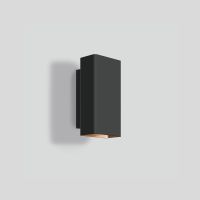 Šviestuvas v/t LED 10W IP20 3000K 168lm 100x180mm H-90mm juodos/vario matinės spalvos šviečia aukštyn/žemyn - BEGA