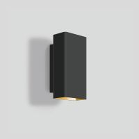 Šviestuvas v/t LED 14W IP20 3000K 307lm 120x220mm H-90mm juodos/žalvario matinės spalvos šviečia aukštyn/žemyn - BEGA