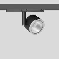 Prožektorius LED 37.5W IP20 3000K 3010lm į 3F bėgelį D-120mm H-185mm 36 laipsnių dimeriuojamas juodos matinės spalvos DALI EUROSTANDARD-PLUS - BEGA