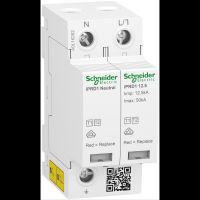 Apsauga viršįtampių 1P+N C 12.5kA 1+2 tipo su nuotoliniu signalizavimu PRD1 12.5r Acti9 - SCHNEIDER ELECTRIC