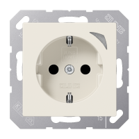 Lizdas p/t SCHUKO su apsauga nuo vaikų varžtiniai kontaktai dramblio kaulo spalvos Energy A HOME - JUNG
