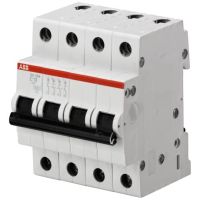 Automatas 4P 63A C 6kA SH204-C63 - ABB