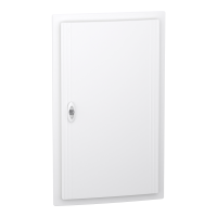 Skydelis p/t 72 modulių IP40 baltos durys XS 4R18M PrismaSeT - SCHNEIDER ELECTRIC