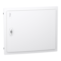 Skydelis p/t 48 modulių IP40 baltos durys XS 2R24M PrismaSeT - SCHNEIDER ELECTRIC