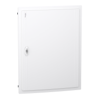 Skydelis p/t 96 modulių IP40 baltos durys XS 4R24M PrismaSeT - SCHNEIDER ELECTRIC