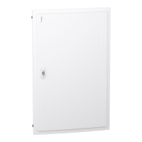 Skydelis p/t 120 modulių IP40 baltos durys XS 5R24M PrismaSeT - SCHNEIDER ELECTRIC