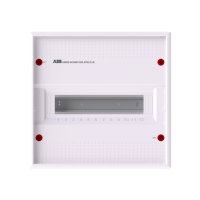 Skydelis v/t 12 (1x12) modulių IP30 su PE/N gnybtais AK612E2 - ABB