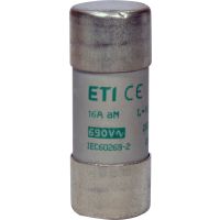 Saugiklis 16A 22x58mm aM 690V AC CH22 cilindrinis - ETI