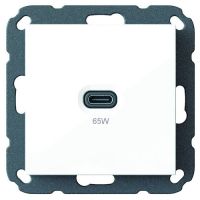 Lizdas p/t USB C 65W be rėmelio baltos spalvos PUSBL65 - PROTEC