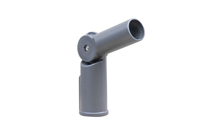 Laikiklis šviestuvo ant atramos 60-48mm su reguliuojamu kampu tamsiai pilkas EACO AREA - LEDVANCE