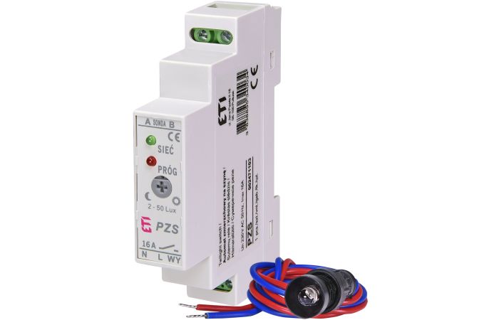 Relė foto su jutikliu 16A 2-50 lux 1 modulio PZS - ETI