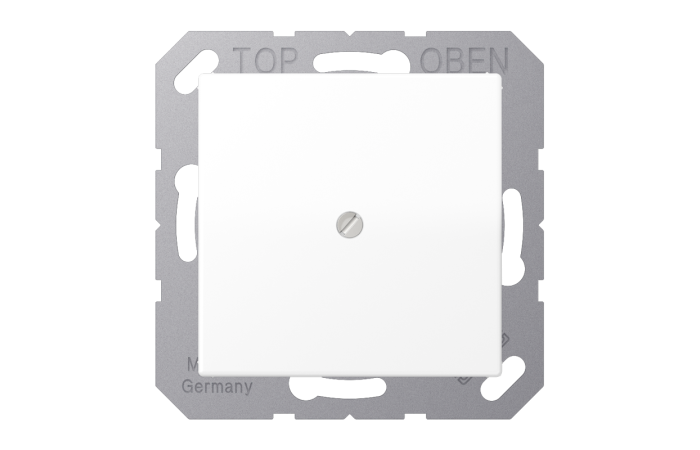 Dangtelis kabelių išvedimui baltos matinės spalvos A - JUNG