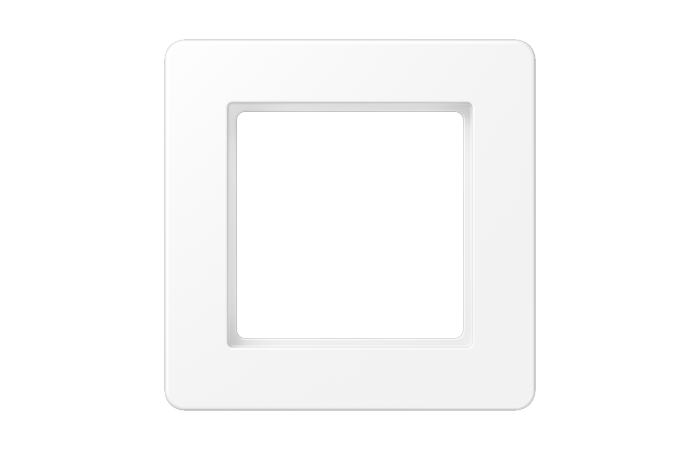 Rėmelis viengubas baltos matinės spalvos A FLOW - JUNG