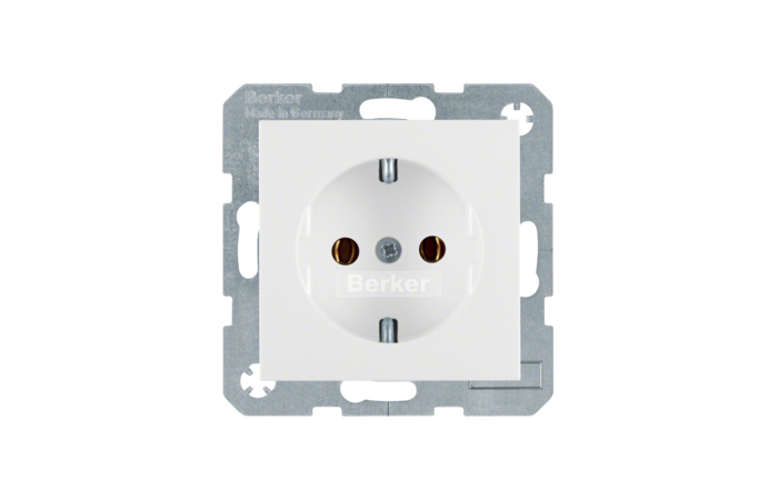 Lizdas p/t SCHUKO baltas matinis S.1/B.3/B.7 - BERKER