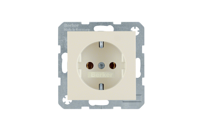 Lizdas p/t SCHUKO dramblio kaulo spalvos blizgus 16A 250V S.1 - BERKER