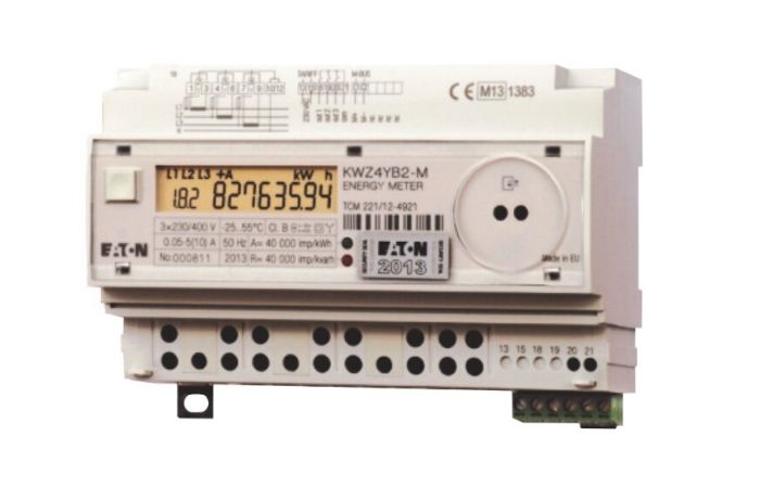 Skaitiklis elektros energijos 3F 5A netiesioginis 2 tarifai MID Modbus 8.5 modulio KWZ45B2-P - EATON