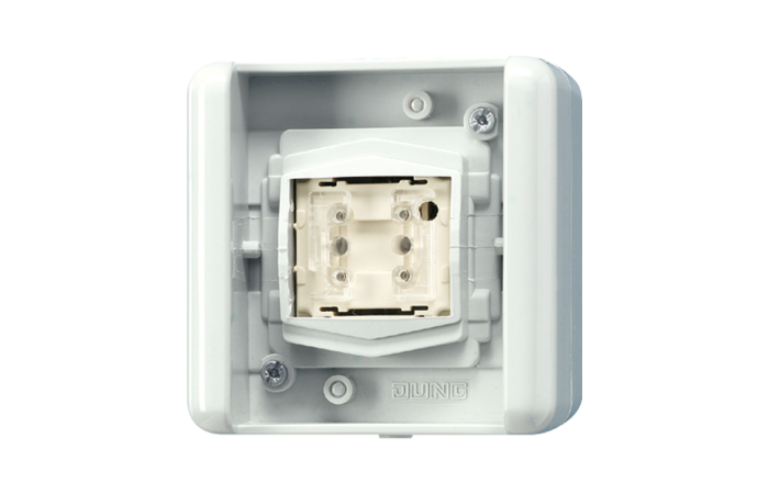 1-gang push-button BCU, neutral position - JUNG (pavadinimas tikslinamas)