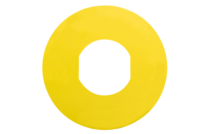 Lentelė užrašams geltona D60mm - SCHNEIDER ELECTRIC