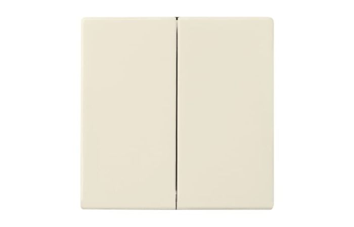 Klavišas dvigubam jungikliui dramblio kaulo spalvos 1751-0-2744 1785-82 CARAT DYNASTY - ABB