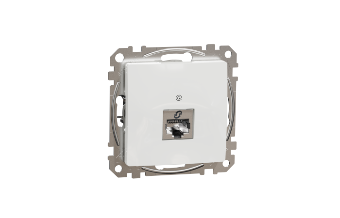Lizdas p/t kompiuterinis IP20 1x8 be rėmelio baltas RJ45 Kat.6 STP SEDNA DESIGN - SCHNEIDER ELECTRIC
