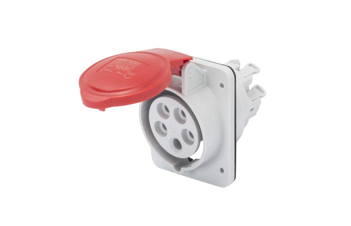Lizdas CEE į/l 5P 16A 415V IP44/54 6h 85x75mm - GEWISS
