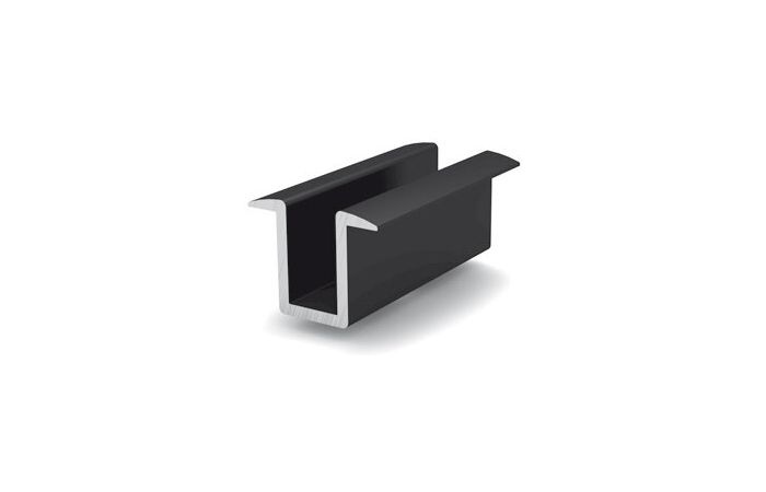 Laikiklis saulės moduliui, tarpinis 30-31mm juodas Solo MidClamp - K2 SYSTEMS