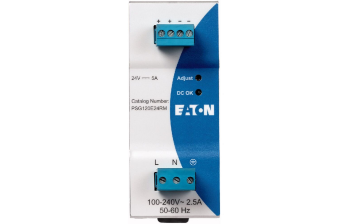 Maitinimo šaltinis 5A 100-240V AC/24V DC PSG120E24RM - EATON