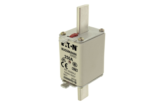 Saugiklis 250A 120kA 500V AC gL/gG NH1 - EATON
