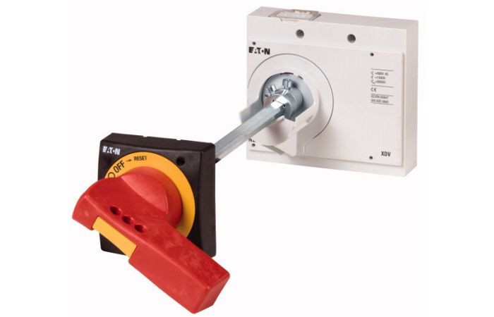 Rankena automatui išnešama geltonai raudona NZM3-XTVDVR - EATON