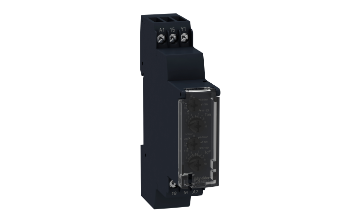 Relė laiko asimetrinė modulinė 0.1s-100h 1co 24-240V AC/DC - SCHNEIDER ELECTRIC