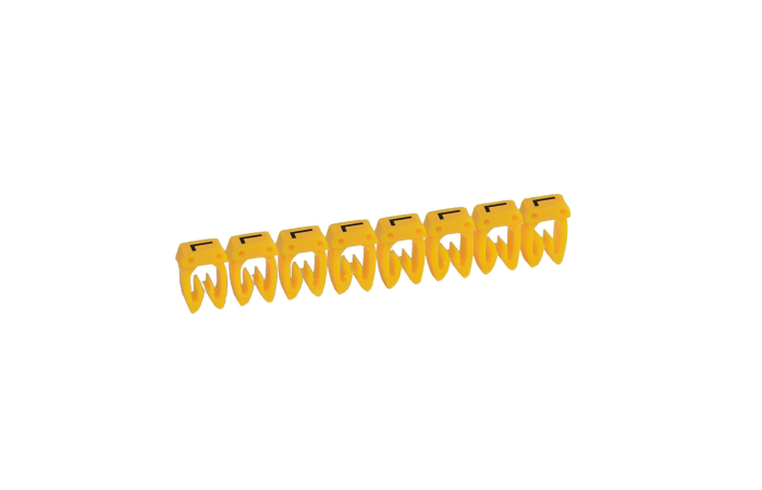 Markiruotė "L" laidui užspaudžiama 0.5-1.5mm2 juoda/geltona - LEGRAND