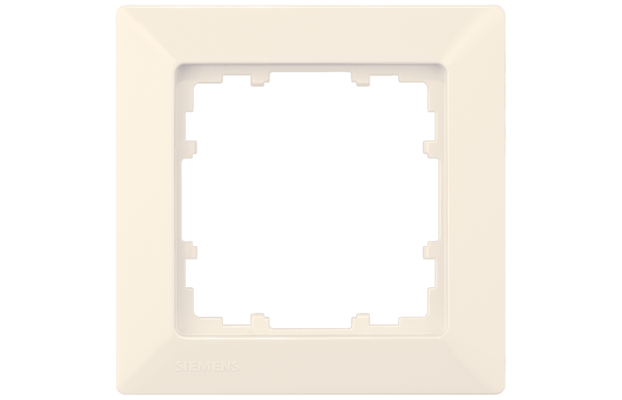 Rėmelis viengubas dramblio kaulo spalvos DELTA LINE - SIEMENS