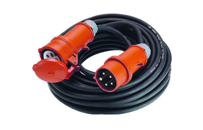 Ilgiklis CEE 25m 5P 32A 400V H07RN-F5G6.0 PCV6025 - PROTEC