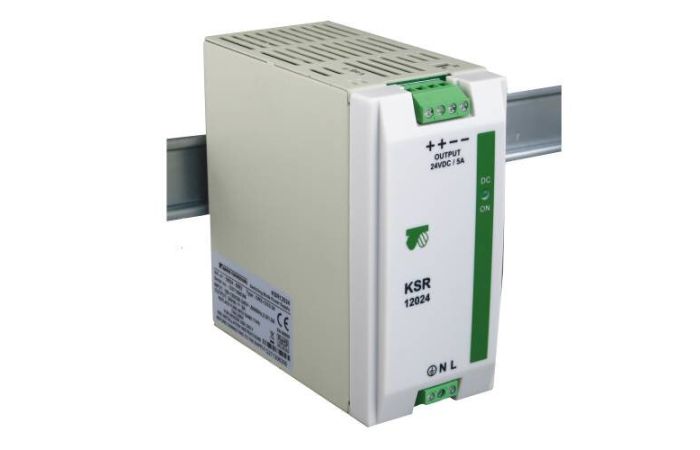 Maitinimo šaltinis 100-240V AC/24V DC 120VA 5A KSR12024 - BREVE-TUFVASSONS