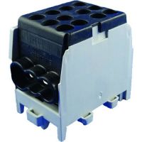 Gnybtas 25mm2 Cu/Al juodas 6 prijungimai (2x25/4x16) PHLAK2524SW - PROTEC