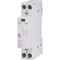 Kontaktorius 2P 25A 230V AC 1no+1nc 1 modulio R25-11 - ETI