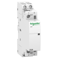 Kontaktorius 2P 25A 230V AC 2no 1 modulio iCT25A Acti9 - SCHNEIDER ELECTRIC