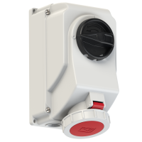 Lizdas v/t 4P 32A 400V 6h IP67 su kirtikliu - PCE