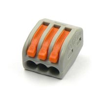 Gnybtas paskirstymo dėžutei 3x4.0mm2 Cu daugiagysliam laidui 222 - WAGO