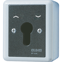 Jungiklis v/t žaliuzių IP44 su raktu be fiksacijos - JUNG