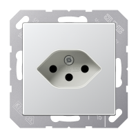 Lizdas p/t šveicariško tipo aliuminio spalvos A - JUNG