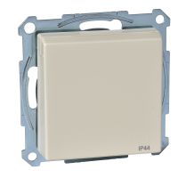 Lizdas p/t IP44 su dangteliu su apsauga nuo vaikų sbaltos spalvos RAL1013 - SCHNEIDER ELECTRIC