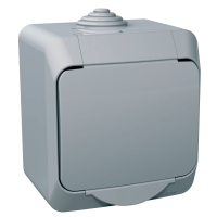 Lizdas v/t IP44 pilkas 16A 250V GWN-140PY - SCHNEIDER ELECTRIC