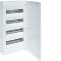 Skydelis v/t 48 modulių IP40 baltos durys - HAGER