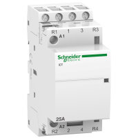 Kontaktorius 4P 25A 230V AC 2no+2nc 2 modulių iCT25A Acti9 - SCHNEIDER ELECTRIC