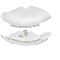 Kampas išorinis 50mm aukščio kanalui DLP baltas RAL9010 10622 - LEGRAND